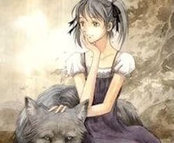 Blanca y su amigo el lobo