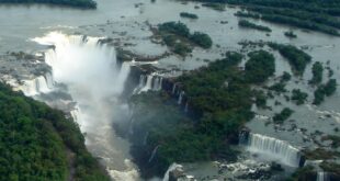 Vista aérea de las cataratas. WikiCommons