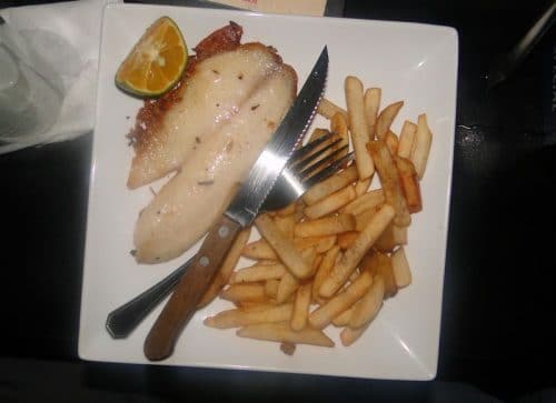 Las Vegas Bar - Filete de pescado ajillo