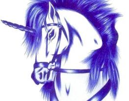 El unicornio azul