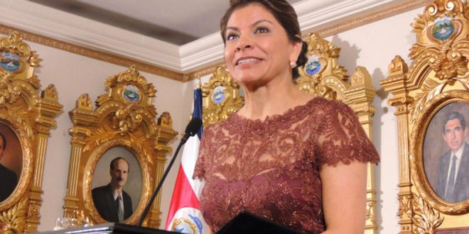 Discurso Laura Chinchilla Miranda en develación retrato Salón de Expresidentes