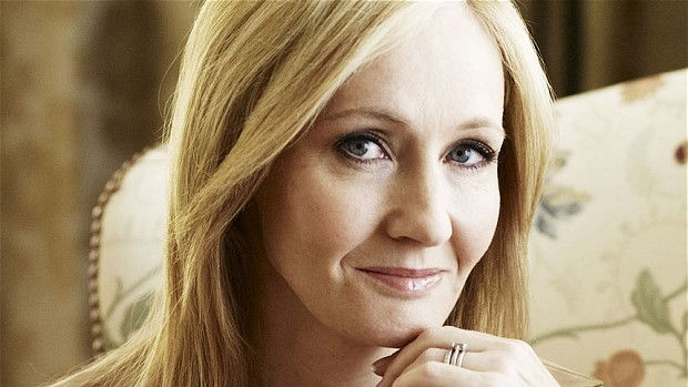 La escritora J. K. Rowling