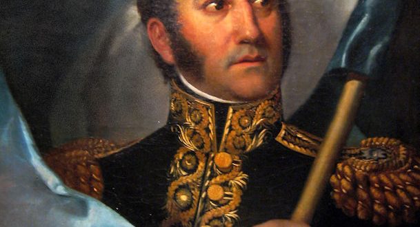 El retrato más canónico de José de San Martín (ilustración)