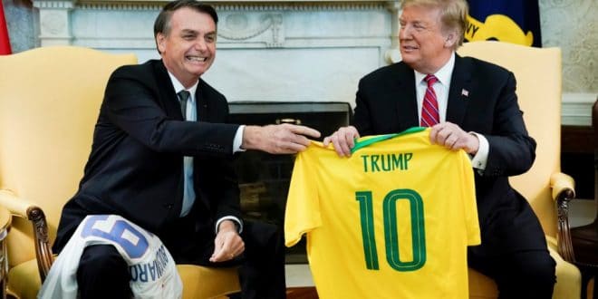 Trump y Bolsonaro, un solo corazón