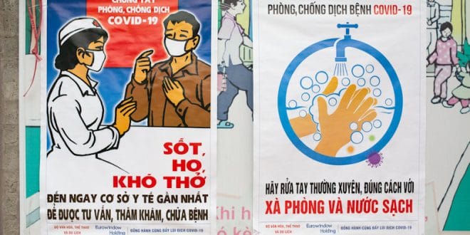 Vietnam apuesta por arte propagandístico para combatir el coronavirus