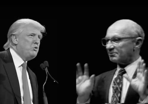 Friedman y Trump, uno contento y el otro feliz