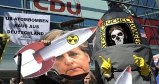Protesta en Alemania contra las Armas Nucleares