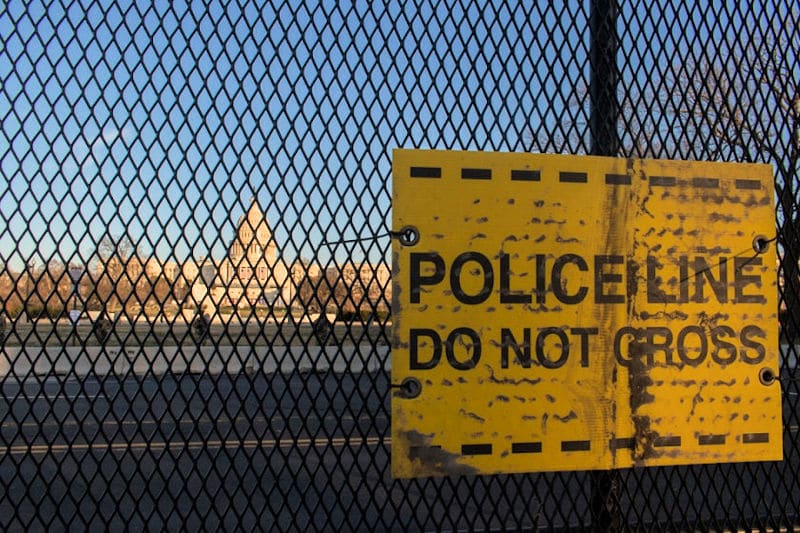 El muro de Trump no está en México: rodea a Washington DC