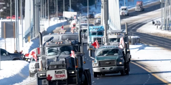 El movimiento del Convoy canadiense
